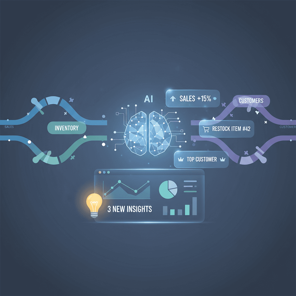 Business Intelligence Dashboard with trend detection and purchase recommendations