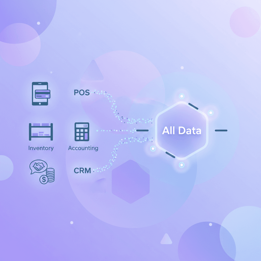 Sales data being collected from multiple channels