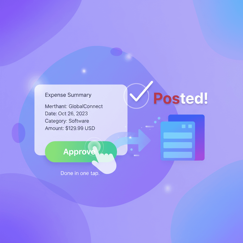 Expense posted to accounting