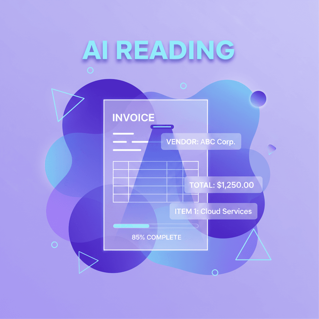 AI parsing invoice data