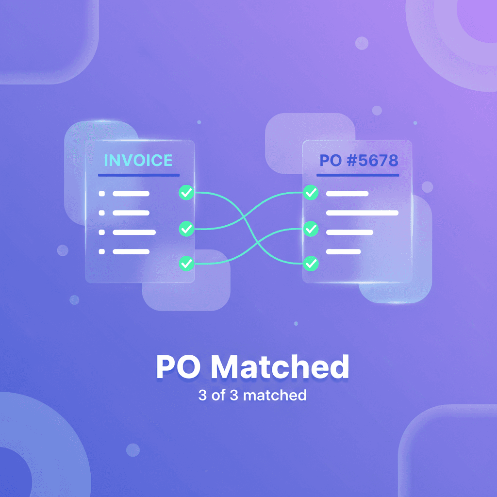 PO matching with variance detection