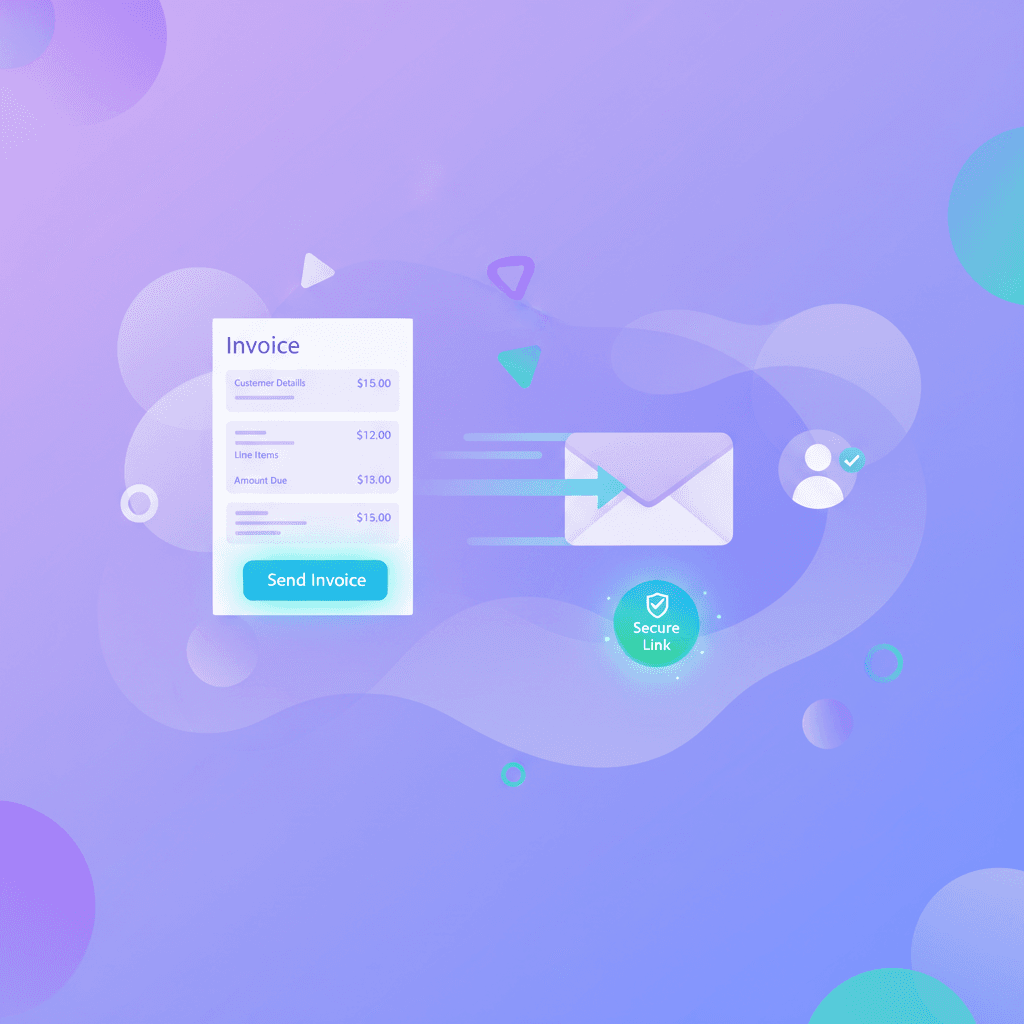 Creating and sending professional invoice