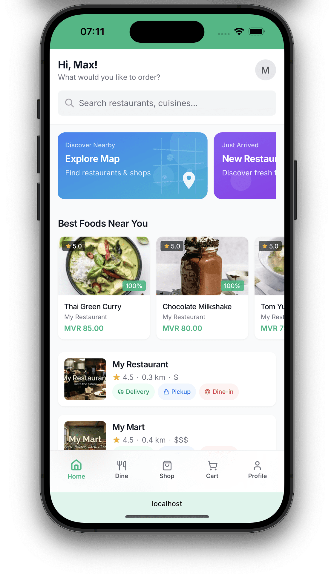 Find Restaurants & Order Anywhere